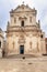 View of the Basilica of San Martino in Baroque architecture in Piazza Plebiscito, Martina Franca.