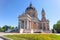 View of Basilica of Superga in the City of Turin, Italy
