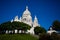 View on Basilique of Sacre Coeur, Montmartre, Paris