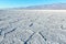 View of the Basins`s salt flats, Death Valley National Park, Death Valley, Inyo County, California, United States