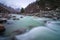 View of Baspa River in Chitkul Village - Sangala Vallay, Kinnaur Valley, Himachal Pradesh