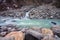 View of Baspa River in Chitkul Village - Sangala Vallay, Kinnaur Valley, Himachal Pradesh