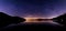 A View of Bassenthwaite lake at night