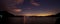 A View of Bassenthwaite lake at night