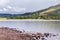 View Bassenthwaite Lake in summer, Cumbria, England