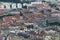 View from Bastilla mountain upon french city Grenoble city