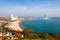 View of bathing beach N1 from Xiao Yu Shan Park, Qingdao