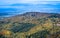 View of the Battert rocks and the  Rhine Valley near Baden Baden, Baden Wuerttemberg, Germany