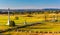 View of battlefields in Gettysburg, Pennsylvania.