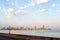 view of Batumi skyline from railway terminal