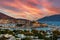 View of the bay of Bodrum, in the center is the castle of St. Peter