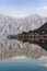 View of Bay of Kotor near seaside Stoliv village. Montenegro