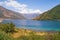 View of the Bay of Kotor - the winding gulf of the Adriatic Sea. Montenegro