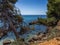 view of the bay LA CALITA, PORTALS NOUS with beach, Mallorca