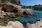 view of the bay LA CALITA, PORTALS NOUS with beach, Mallorca