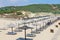 View of the beach on the Aegean coast near Kavala