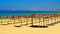 View on the beach Alvor Poente in Algarve, Portugal