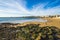 View of the beach and the Atlantic Ocean from Cascais village, close to Lisbon