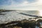 View of the beach and the Atlantic Ocean from Cascais village, close to Lisbon