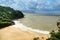 View on the beach in Bako National Park