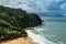 View on the beach in Bako National Park