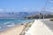 View of the beach from Balestrate, Sicily, Italy