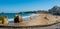 View of beach of Biarritz, Basque french city