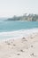 View of beach and cliffs at Monarch Beach, in Dana Point, Orange County, California