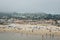 View of the beach on a cloudy day, in Pismo Beach, California