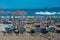 View of a beach in Corinth, Greece