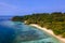 view at the beach of Koh Kradan island in Thailand