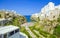 View of the beach lama monachile cala porto in the italian city Polignano. Polignano a Mare, Bari Province, Puglia.