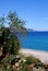 View of the beach, Nerja, Andalusia, Spain.