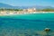 View of the beach of Nora, Sardinia