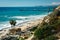View of the beach and pier in San Clemente, California.