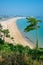 View of the beach of Saint-Cast-Le-Guildo in summer in CÃ´tes d`Armor, Britanny France