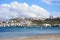 View of the beach and town, Mellieha.