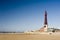 View of the beachfront at Blackpool