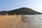 View of the beachscape in Goa