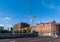 View of the Beacon of Hope or Nuala with the Hula statue in downtown Belfast