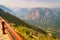 View from  Beartooth Mountain Pass in Montana