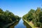 View on Beatrix canal near Eindhoven in sunny day