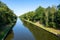 View on Beatrix canal near Eindhoven in sunny day