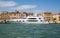 View of the beautiful architecture and yacht along canals in Venice, Italy