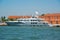 View of the beautiful architecture and yacht along canals in Venice, Italy