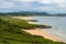 View of the beautiful Ballymastocker Beach on the western shroes of Lough Swilly in Ireland