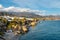 View of beautiful beach in Nerja, Andalusia, Spain