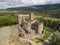 view of the beautiful castle Javier in Navarre, Spain