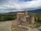 view of the beautiful castle Javier in Navarre, Spain