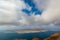 View on beautiful island Graciosa near Lanzarote,